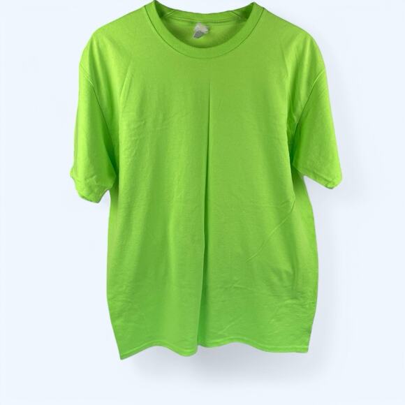 Jerzees Dri-Power Safety Green T-shirt Large (Lot of 3) - Picture 1 of 4
